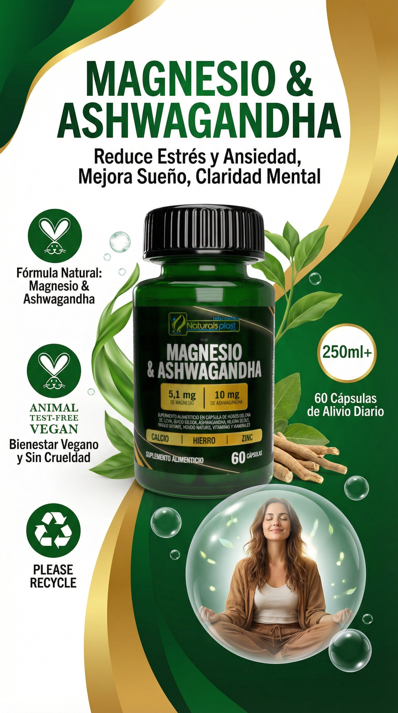 SUPER MAGNESIO+ASHAWANDHA/ RELAJANTE